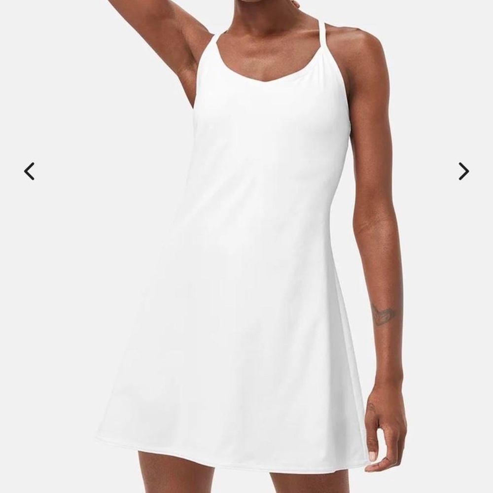 White Outdoor Voices Exercise Dress